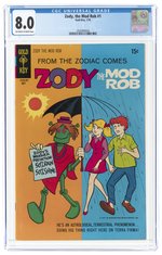 ZODY, THE MOD ROB #1 JULY 1970 CGC 8.0 VF.