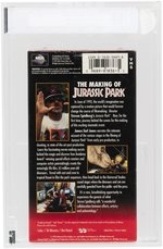 THE MAKING OF JURASSIC PARK VHS (1995) IGS BOX 9 MINT SEAL 8.5 MINT (ENGLISH COVER/SIDE MCA/UNIV WM/UPC 81836).