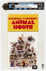 ANIMAL HOUSE VHS (1990) IGS UNICIRCULATED BOX 9.5 GEM SEAL 9.5 GEM (BACK GLOBE UNIV WM/STICKER UPC 83067).