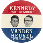 KENNEDY VANDEN HEUVEL LARGE COATTAIL FLOATING HEAD JUGATE BUTTON.