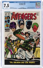 AVENGERS #60 JANUARY 1969 CGC 7.5 VF-.