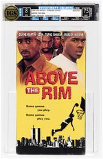 ABOVE THE RIM VHS (1994) IGS BOX 8 NM SEAL 7.5 NM (ENGLISH COVER/NEW LINE BOX/SIDE BOX N4270V).