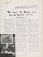 LONE RANGER & GREEN HORNET CO-CREATOR GEORGE TRENDLE SIGNED LETTER, PHOTO & RADIO PUBLICATION.