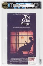 THE COLOR PURPLE VHS (1991) IGS BOX 8 NM SEAL 8 NM (ENGLISH COVER/BTM WHV WM/UPC 15343).