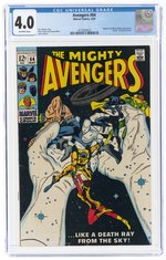 AVENGERS #64 MAY 1969 CGC 4.0 VG.