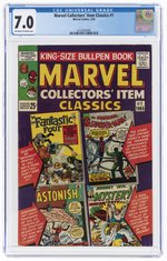 MARVEL COLLECTORS' ITEM CLASSICS #1 FEBRUARY 1965 CGC 7.0 FINE/VF.