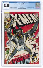 X-MEN #56 MAY 1969 CGC 8.0 VF (FIRST LIVING MONOLITH).