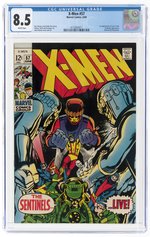 X-MEN #57 JUNE 1969 CGC 8.0 VF+.