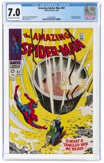 AMAZING SPIDER-MAN #61 JUNE 1968 CGC 7.0 FINE/VF.