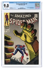 AMAZING SPIDER-MAN #67 DECEMBER 1968 CGC 9.0 VF/NM (FIRST RANDY ROBERTSON).