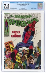 AMAZING SPIDER-MAN #68 JANUARY 1969 CGC 7.5 VF-.