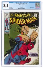 AMAZING SPIDER-MAN #69 FEBRUARY 1969 CGC 8.5 VF+.