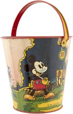 MICKEY MOUSE, DONALD DUCK & GOOFY GOLF SAND PAIL.