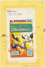 DR. STRANGE PAPERBACK AND STRANGE TALES MASTERWORKS COLOR GUIDE LOT (ANDY YANCHUS COLORIST).