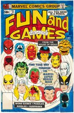 FUN AND GAMES MAGAZINE #1 COMPLETE STORY & COVERS COLOR GUIDES (ANDY YANCHUS COLORIST).