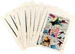 MARVEL TALES #199 STORY COLOR GUIDES LOT (ANDY YANCHUS COLORIST).