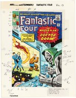 FANTASTIC FOUR #21-24 COVERS AND PAGE COLOR GUIDES FOR MARVEL MASTERWORKS (ANDY YANCHUS COLORIST).