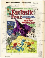 FANTASTIC FOUR #21-24 COVERS AND PAGE COLOR GUIDES FOR MARVEL MASTERWORKS (ANDY YANCHUS COLORIST).