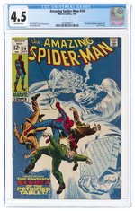 AMAZING SPIDER-MAN #74 JULY 1969 CGC 4.5 VG+.