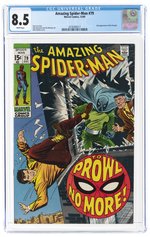 AMAZING SPIDER-MAN #79 DECEMBER 1969 CGC 8.5 VF+.