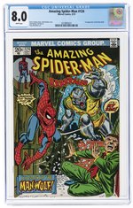 AMAZING SPIDER-MAN #124 SEPTEMBER 1973 CGC 8.0 VF (FIRST MAN-WOLF).