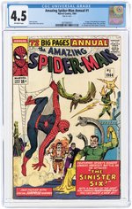 AMAZING SPIDER-MAN ANNUAL #1 1964 CGC 4.5 VG+ (FIRST SINISTER SIX).