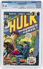 INCREDIBLE HULK #182 DECEMBER 1974 CGC 9.6 NM+.