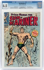 SUB-MARINER #1 MAY 1968 CGC 6.5 FINE/VF.