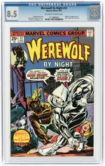 WEREWOLF BY NIGHT #32 AUGUST 1975 CGC 8.5 VF+ (FIRST MOON KNIGHT).