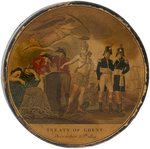 TREATY OF GHENT WAR OF 1812 SNUFF BOX.