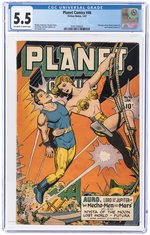 PLANET COMICS #46 JANUARY 1947 CGC 5.5 FINE-.