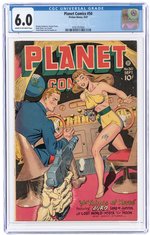 PLANET COMICS #50 JANUARY 1947 CGC 6.0 FINE.