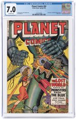 PLANET COMICS #64 SPRING 1950 CGC 7.0 FINE/VF.
