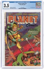 PLANET COMICS #71 1953 CGC 3.5 VG-.