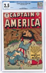 CAPTAIN AMERICA COMICS #69 NOVEMBER 1948 CGC 2.5 GOOD+.