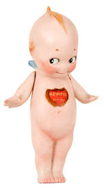 "KEWPIE DOLL" BOXED JOINTED BISQUE.