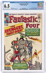 FANTASTIC FOUR #26 MAY 1964 CGC 6.5 FINE+ (THING VS. INCREDIBLE HULK).