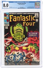 FANTASTIC FOUR #49 APRIL 1966 CGC 8.0 VF (FIRST FULL GALACTUS).