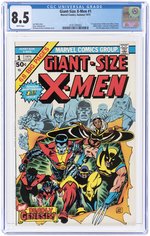 GIANT-SIZE X-MEN #1 SUMMER 1975 CGC 8.5 VF+ (FIRST STORM, NIGHTCRAWLER, COLOSSUS AND THUNDERBIRD).