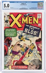 X-MEN #7 SEPTEMBER 1964 CGC 5.0 VG/FINE.