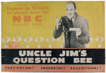 "UNCLE JIM'S QUESTION BEE" GAME