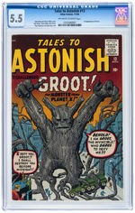 "TALES TO ASTONISH" #13 NOVEMBER 1960 CGC 5.5 FINE- (FIRST APPEARANCE OF GROOT).