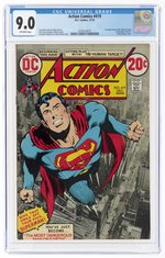 ACTION COMICS #419 DECEMBER 1972 CGC 9.0 VF/NM (FIRST HUMAN TARGET).