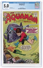 AQUAMAN #2 MARCH-APRIL 1962 CGC 5.0 VG/FINE.