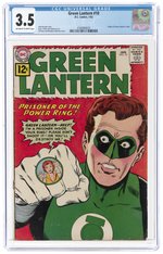 GREEN LANTERN VOL. 2 #10 JANUARY 1962 CGC 3.5 VG-.