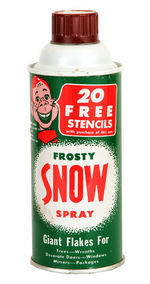 HOWDY DOODY UNUSED SNOW SPRAY/UNPUNCHED STENCILS.