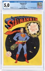 STALMANNEN #1 (SUPERMAN #53) JULY 1952 CGC 5.0 VG/FINE (NORWEGIAN EDITION).