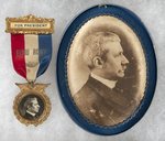 ELIHU ROOT 1916 FOR PRESIDENT BADGE & RARE OVAL NEW YORK REPUBLICAN CLUB DINNER OVAL.