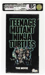 TEENAGE MUTANT NINJA TURTLES: THE MOVIE VHS (1990) VGA 85+ NM+ (VERTICAL OVERLAP/GOLD LEVEL).