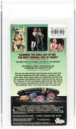 TEENAGE MUTANT NINJA TURTLES: THE MOVIE VHS (1990) VGA 85+ NM+ (VERTICAL OVERLAP/GOLD LEVEL).
